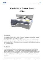 GM-4 Coefficient of Friction Tester (excluding ASTM) A3(20250516)-1