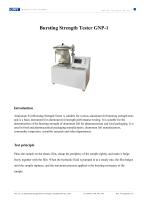 GNP-1 Bursting Strength Tester  2025.7.17-1