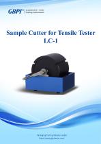 LC-1 Sample Cutter for Tensile Tester A0(20230412)