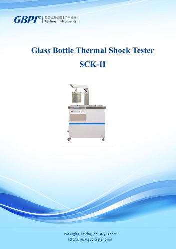 SCK-H Glass bottle thermal shock tester AO