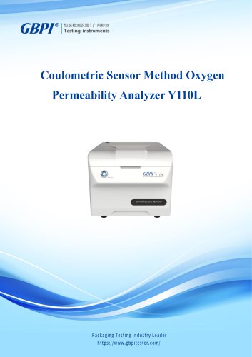 Y110L Coulometric Sensor Method Oxygen Permeability Analyzer A4(20241113)