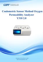 Y310 2.0  Coulometric Sensor Method Oxygen Permeability Analyzer A4(20240830)