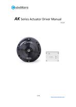 AK series actuator driver manual v1.0.9 - 1