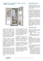 Pumping unit automatic control system cabinet. Type SHSAUNU - 2