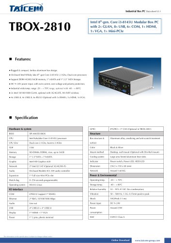 TAICENN/Box computer/TBOX-2810