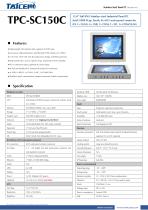 TAICENN/Panel PC/TPC-SC150C-1