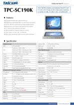 TAICENN/Panel PC/TPC-SC190K-1