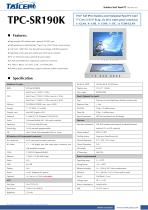 TAICENN/Panel PC/TPC-SR190K-1