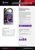 Long-Life Antifreeze Concentrate - Hyperdrive Lubricants - PDF Catalogs ...