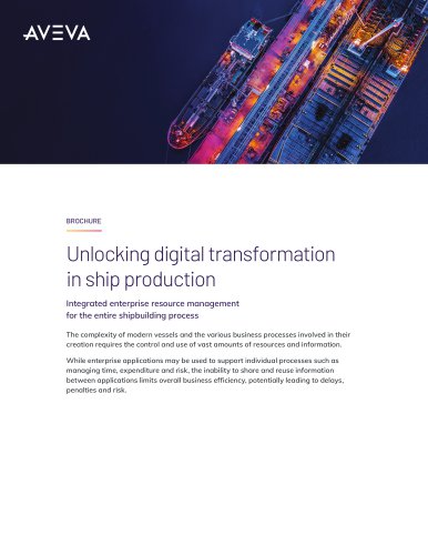 Unlocking digital transformation in ship production