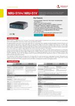 Datasheet: NRU-51V+Rugged NVIDIA® Jetson Orin™ NX Fanless Computer - 1