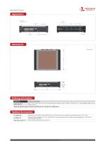 Datasheet: Nuvo-9531-FT Intel® 13th Compact Fanless Flattop Heatsink Computer - 2