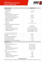 Technical data sheet: Calibration laser interferometer SP 15000 C6 NG-1