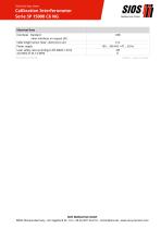 Technical data sheet: Calibration laser interferometer SP 15000 C6 NG-2