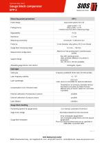 Technical data sheet: Gauge Block Calibration System EPP-2-1