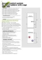 ACCESS-CONTROL DEVICES FOR FIXED LADDERS - 7