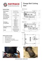 Flange Bolt Cutting Saw - 2