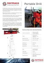 Portable pneumatic drill PD100-1