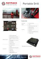 Portable pneumatic drill PD100-2