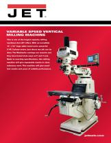 Variable Speed Vertical Milling Machine - 1