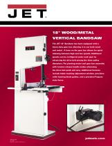 VBS-18MW, 18" Metal/Wood Vertical Bandsaw - 1