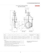 14"-66" Series 2500 Resilient Wedge Gate Valve - 7