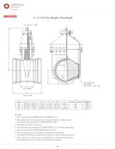 16"-60" Series 2500 Resilient Wedge Gate Valve With Flex-Ring Ends - 4