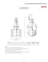 16"-60" Series 2500 Resilient Wedge Gate Valve With Flex-Ring Ends - 7