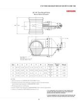 16"-60" Series 2500 Resilient Wedge Gate Valve With Flex-Ring Ends - 9