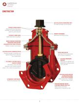 2"-12" Series 2500 Resilient Wedge Gate Valve - 2