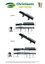 ASPARAGUS WASHING, CUTTING, SORTING MACHINE TYPE 260/1-5400 OR 260/2-6500-2