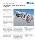 For continuous mixing of bulk products and liquids-1