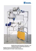 Small-Scale Plant for the production of pellets, expanded product, or crumbles -1