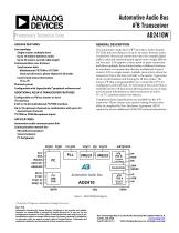 AD2410W: Automotive Audio Bus A2B Transceiver Preliminary Data Sheet - 1