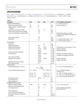 AD7262: 1 MSPS, 12-Bit, Simultaneous Sampling SAR ADC with PGA and Four Comparators Data Sheet - 3