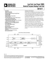 AD73311: Low Cost, Low Power CMOS General Purpose Analog Front End Data Sheet - 1