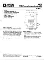 AD7578: CMOS 12-Bit Siccessive Approximation ADC-1