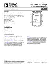 ADA4870: High Speed, High Voltage, 1A Output Drive Amplifier - 1