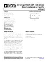 ADG3301: Low Voltage 1.15 V to 5.5 V, Single-Channel Bidirectional Logic Level Translator Data Sheet (Rev. 0) - 1