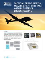 ADIS16490 / ADIS16495 / ADIS16497: Tactical Grade Inertial Measurement Unit (IMU) with Industry's Lowest SWaP+C - 1