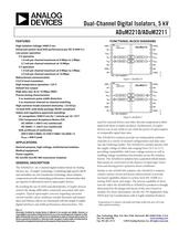 ADUM2210:  Dual-Channel Digital Isolators, 5 kV - 1