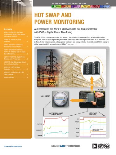 Application Bulletin: ADI Introduces the World?s Most Accurate Hot Swap Controller with PMBus Digital Power Monitoring