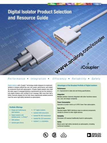 Digital Isolator Product Selection and Resource Guide