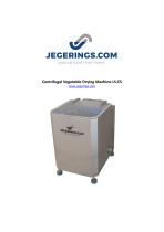 Centrifugal Vegetable Drying Machine LS-ES-1