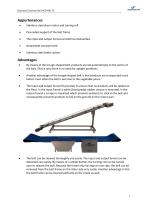 Hygienic Trough-Shaped Conveyor Belt HCB-400-TS-2