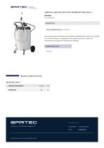 USED OIL VACUUM UNIT WITH WHEELED TANK (90 L) ER1202-1