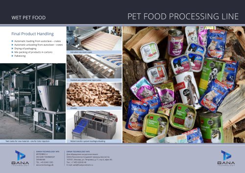 PET FOOD PROCESSING LINE