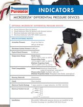 Differential pressure indicator - 1