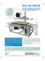 ICMI's taping machines for gummed paper CG25