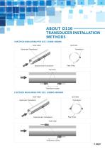 Clamp-on Ultrasonic Flow Meter D116 - 5